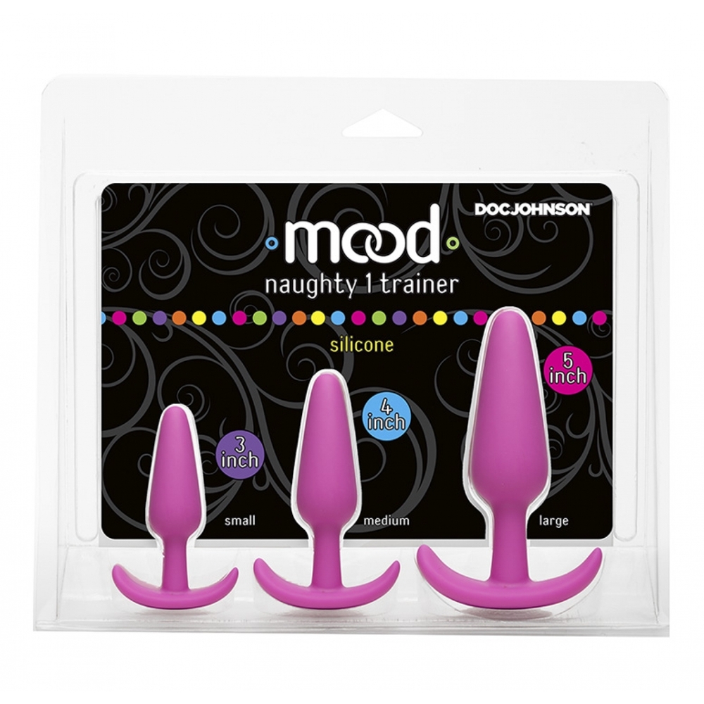 Mood Naughty 1 Butt Plug Trainer Set image 3