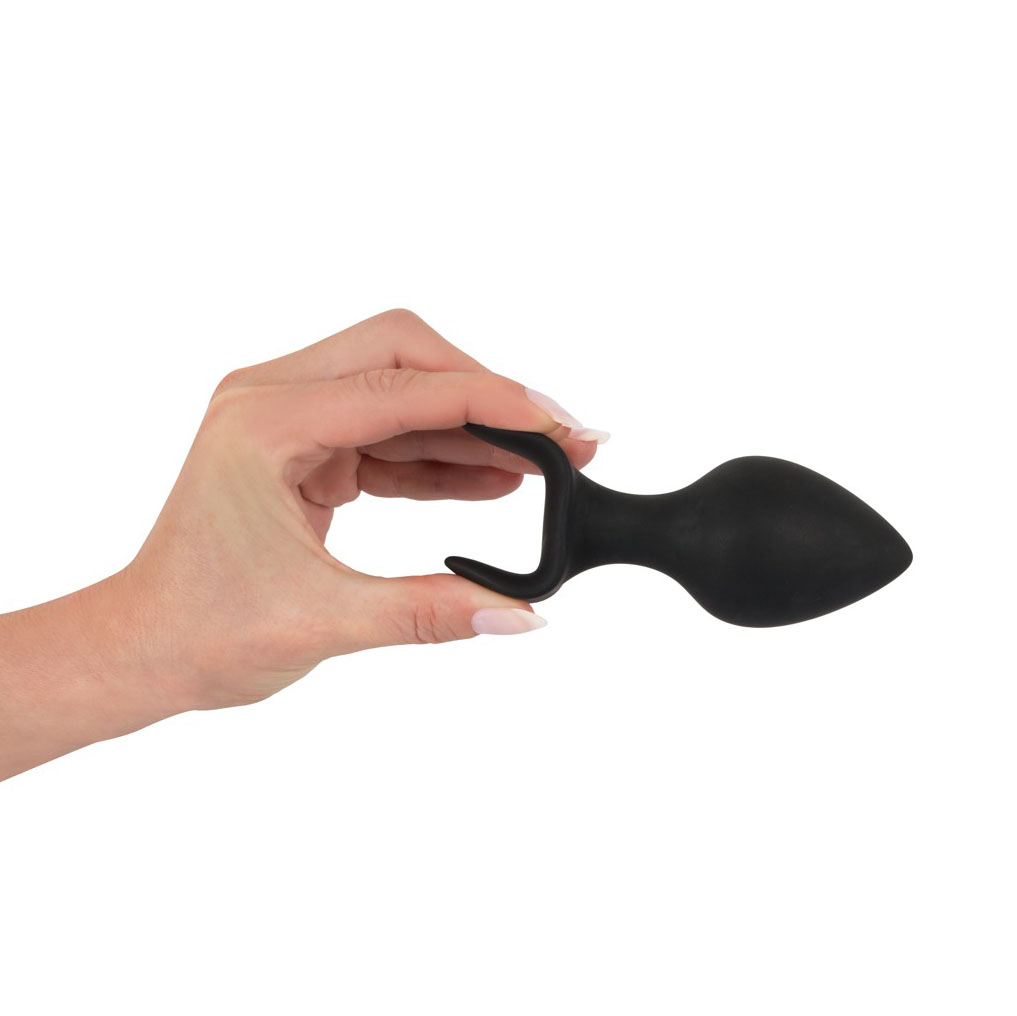 Black Velvet Silicone Three Piece Anal Training Set image 3