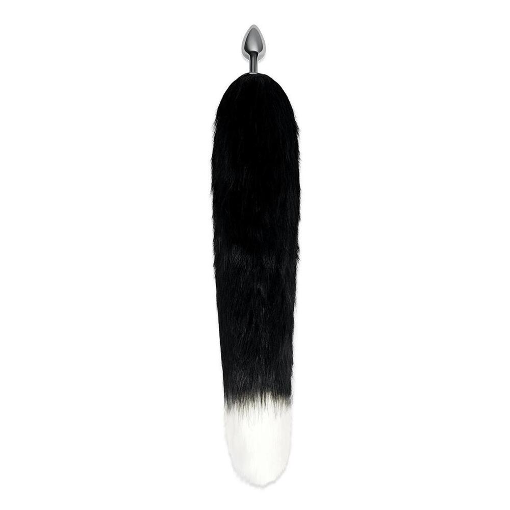 Furry Tales Black Foxtail Butt Plug image 2