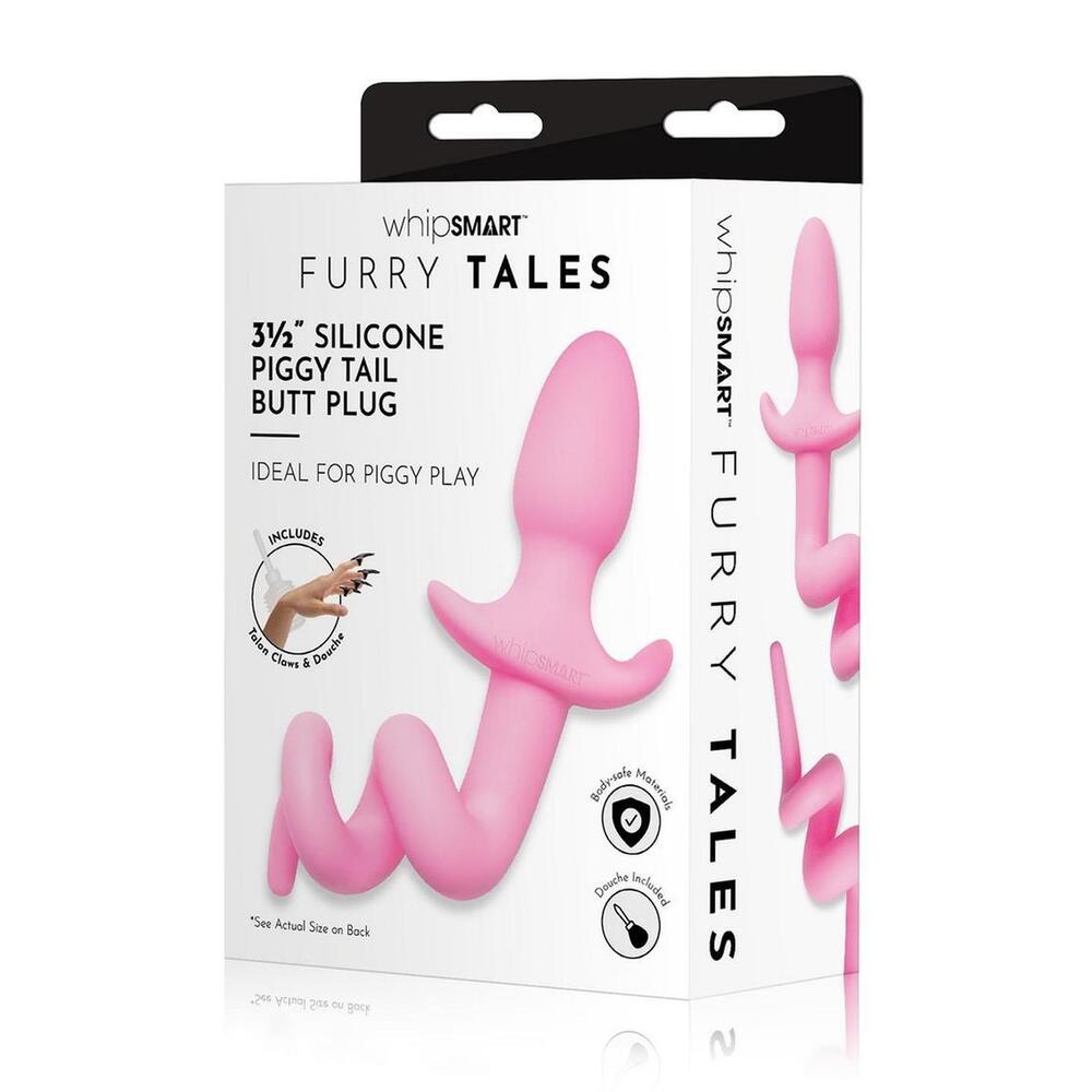 Furry Tales Silicone Piggy Tail Butt Plug image 3