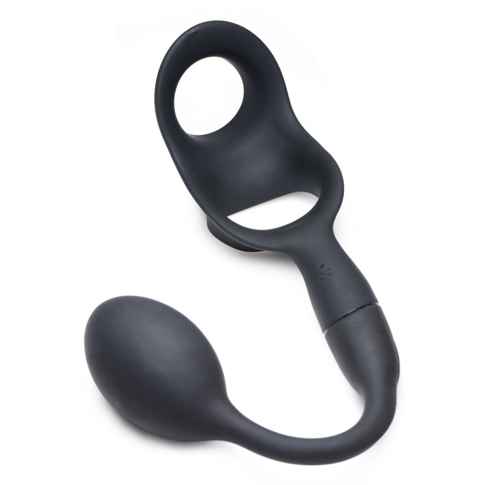 XR Alpha Pro 10X P Bomb Cock and Ball Ring With Anal Plug image 2