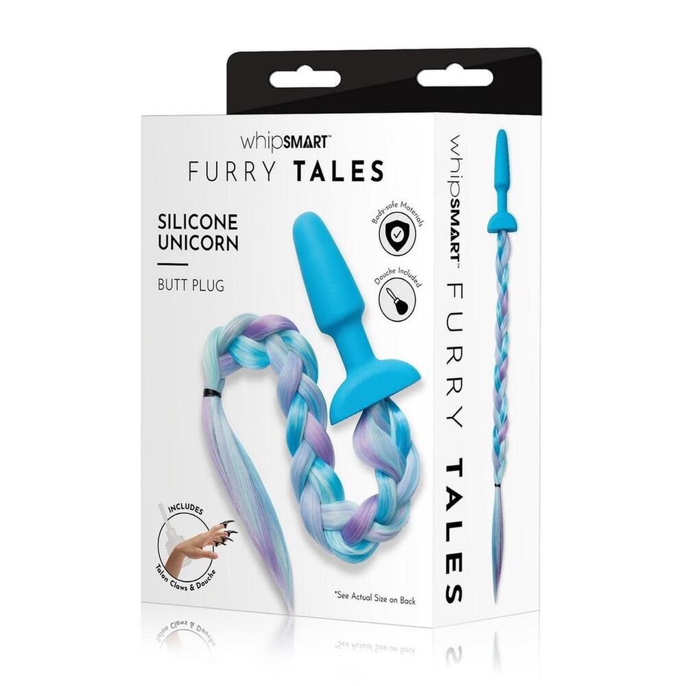 Furry Tales Silicone Unicorn Tail Butt Plug image 4