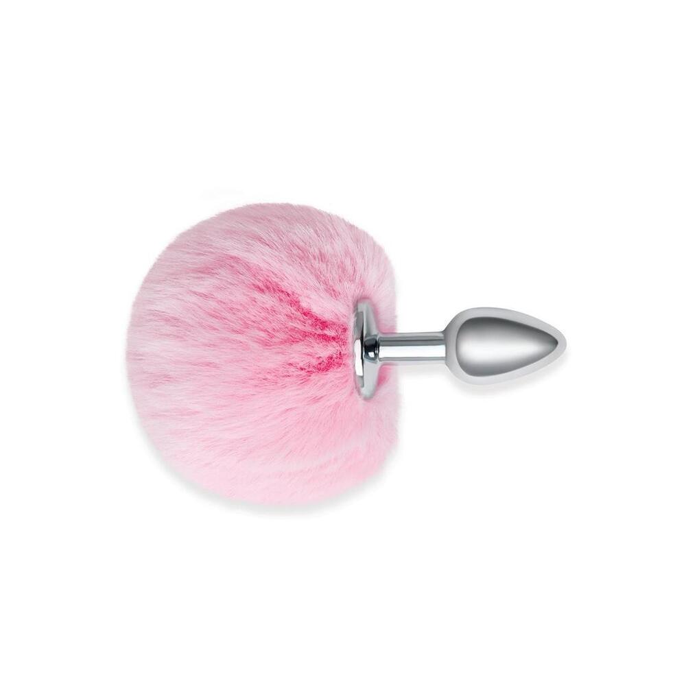 Furry Tales Pink Bunny Tail Butt Plug image 2