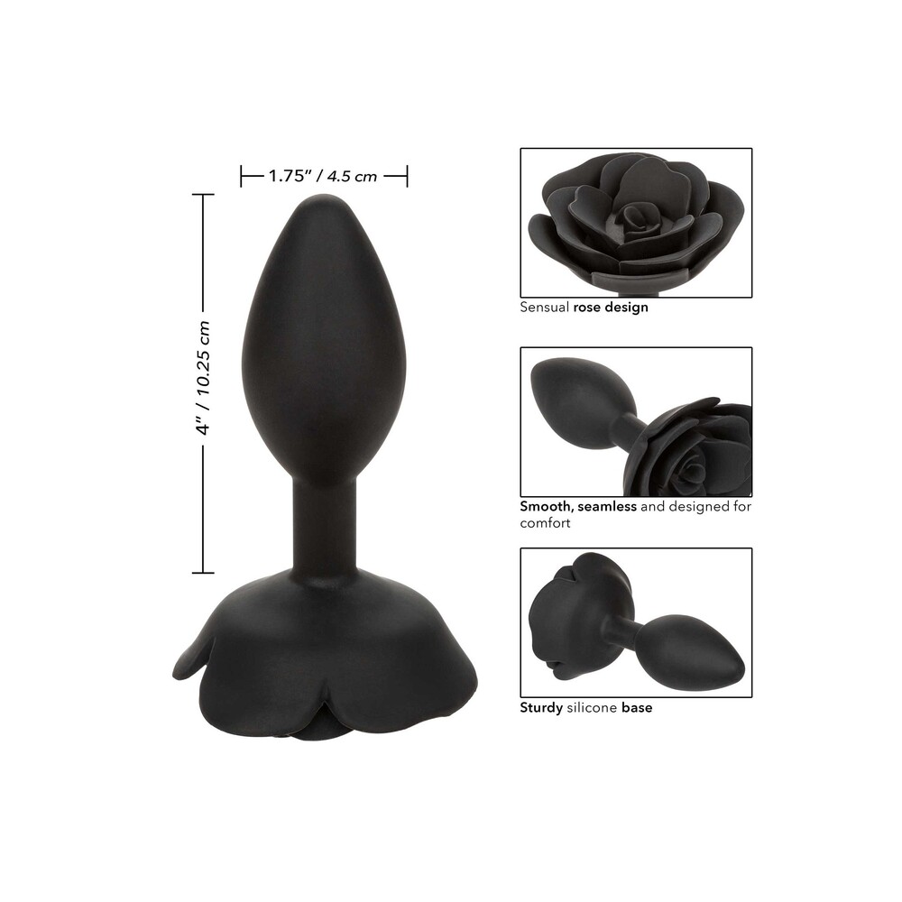 CalExotics Forbidden Large Rose Anal Plug image 3