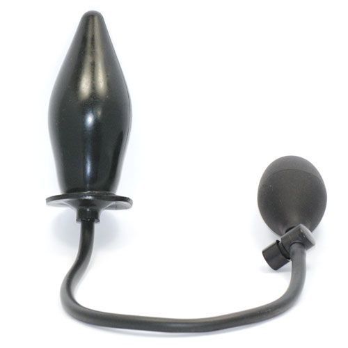 Pump N  Play Black Inflatable Butt Plug image 1