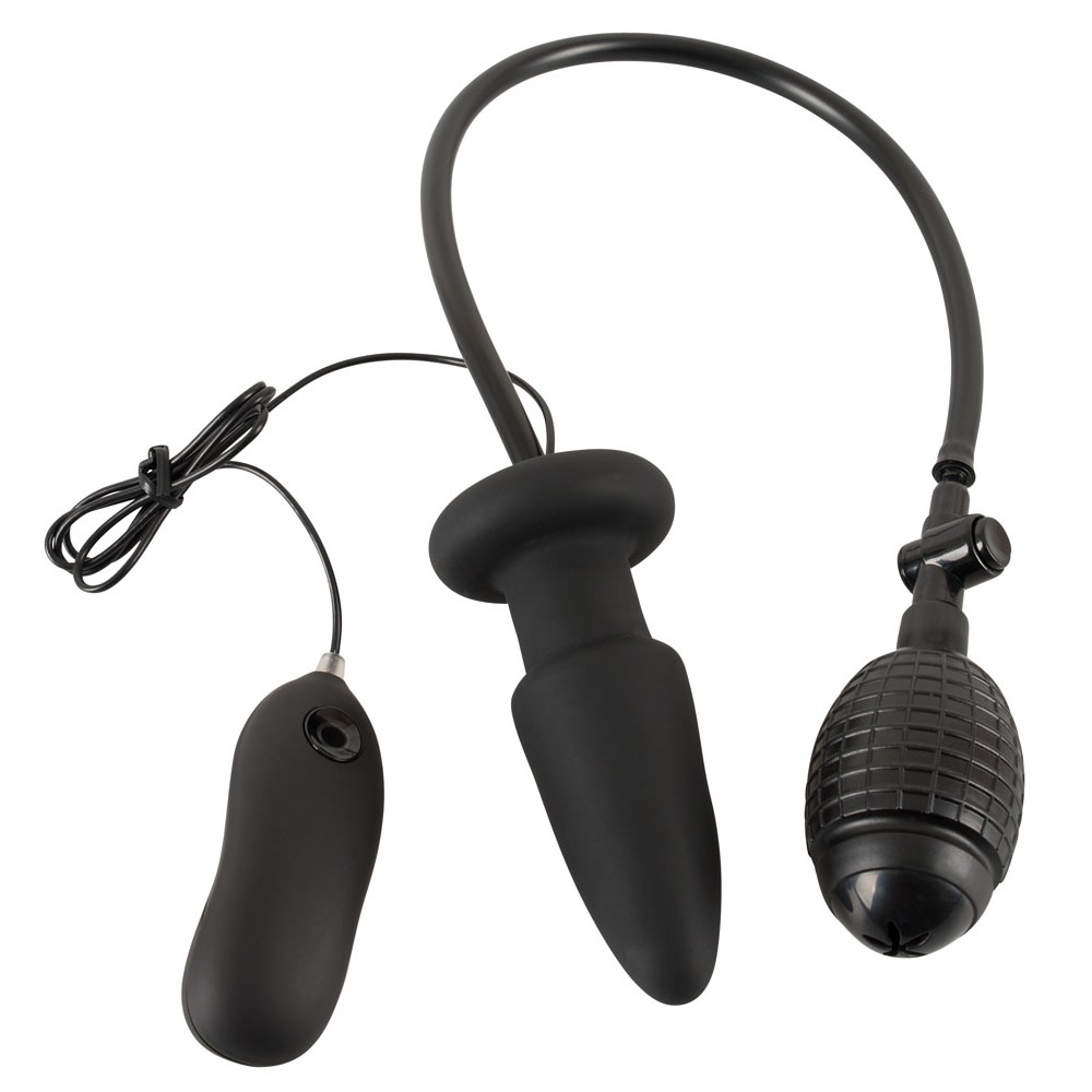 Inflatable And Vibrating Silicone Butt Plug image 3