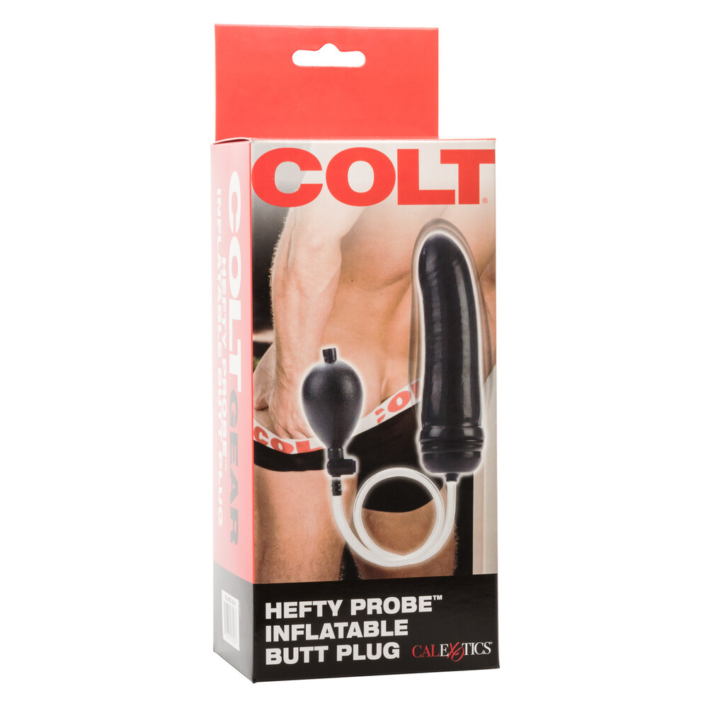 COLT Hefty Probe Inflatable Dildo Black image 4