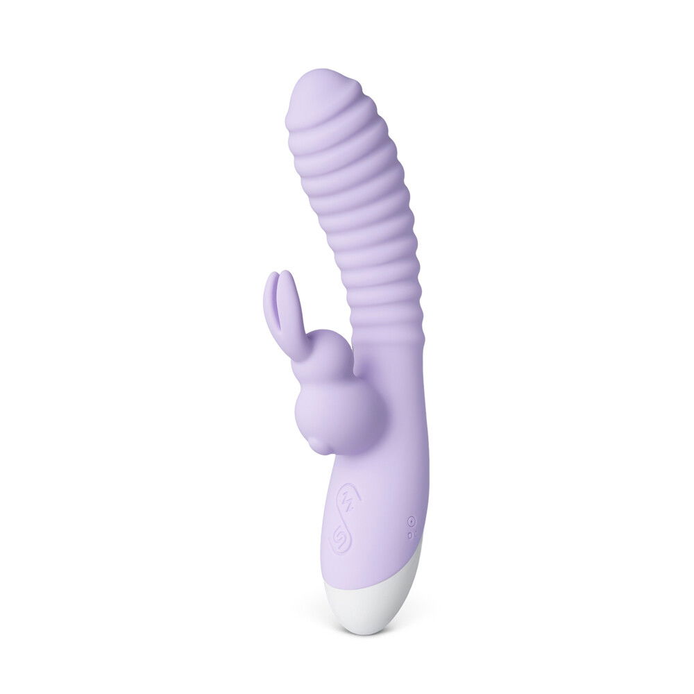 Rechargeable 12Speed Rabbit Vibrator Purple image 1