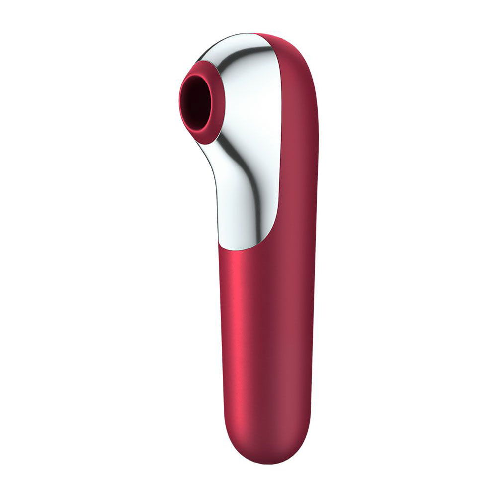 Satisfyer App Enabled Dual Love Clitoral Massager Red image 1