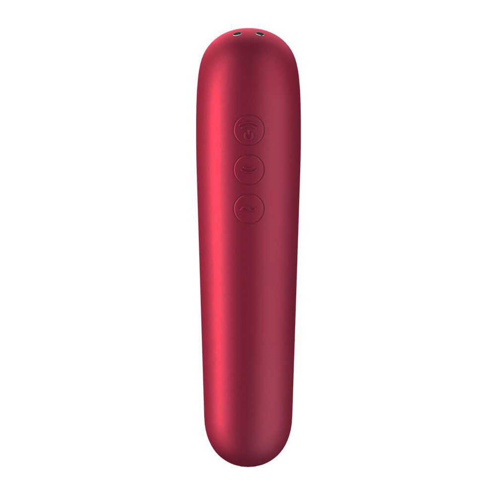 Satisfyer App Enabled Dual Love Clitoral Massager Red image 4
