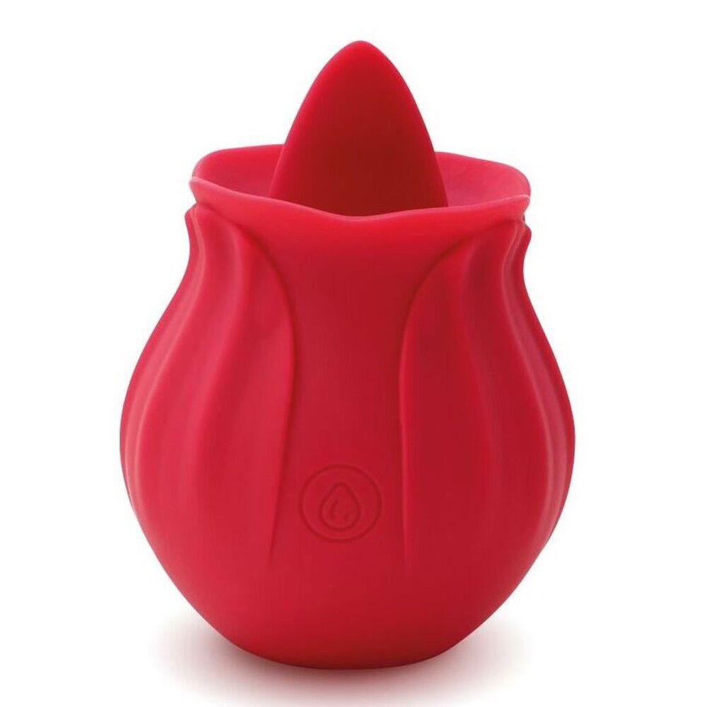 Skins Rose Buddies The Rose Flix Clitoral Massager Red image 1