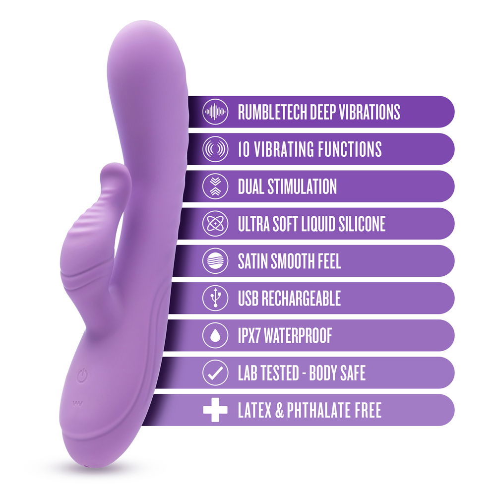 Blush Evelyn Powerful Dual Stimulator Vibe image 3