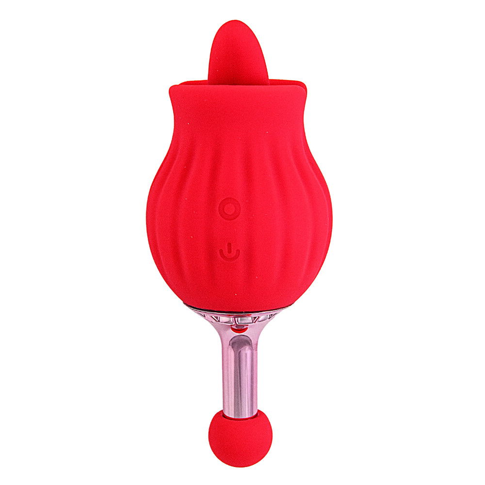 ClitTastic Rose Bud Dual Massager Rechargeable image 1
