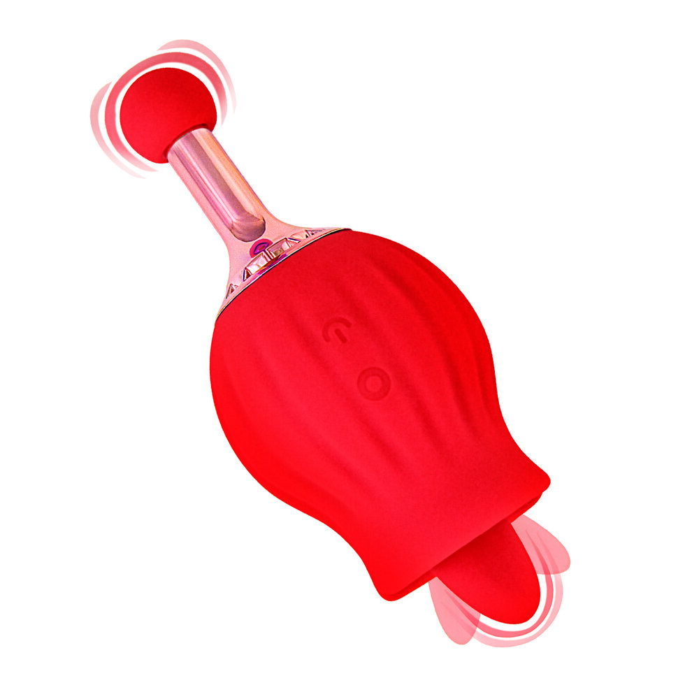 ClitTastic Rose Bud Dual Massager Rechargeable image 2