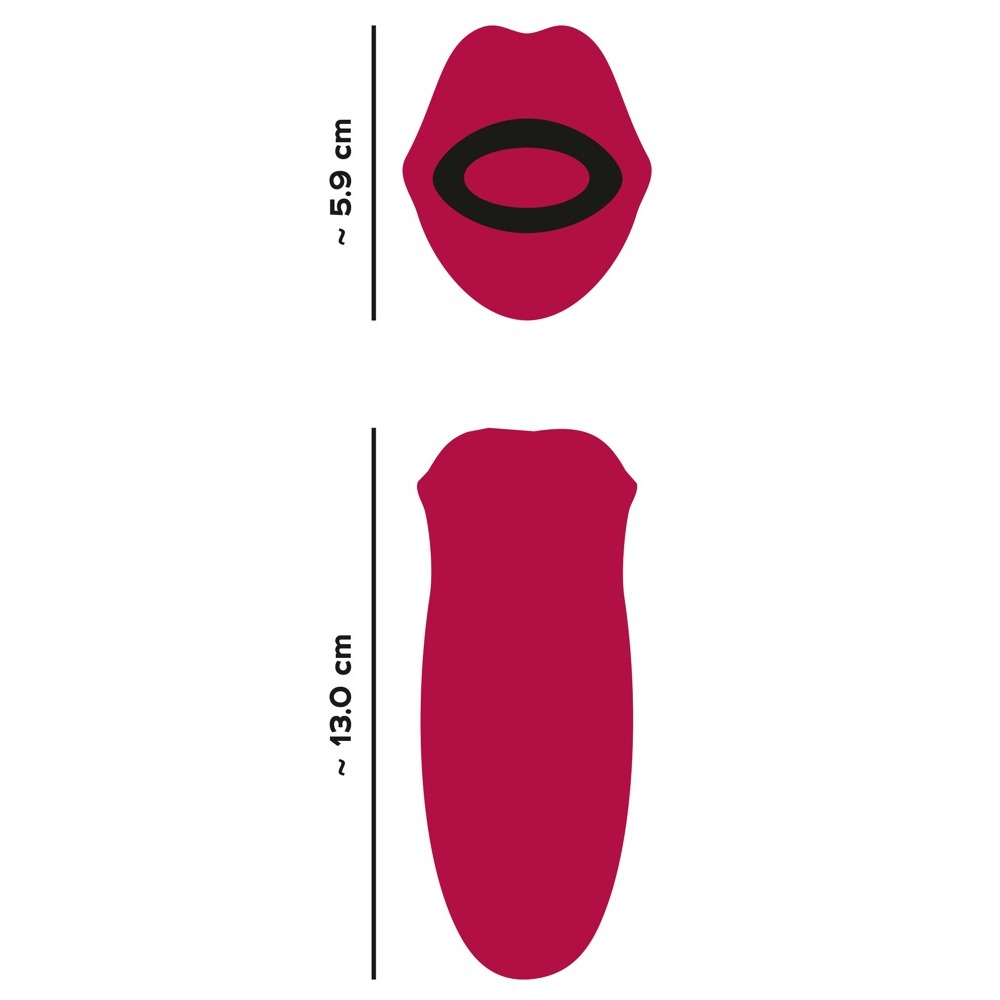 Oral Fun Moving Lips Tongue Vibrator image 4