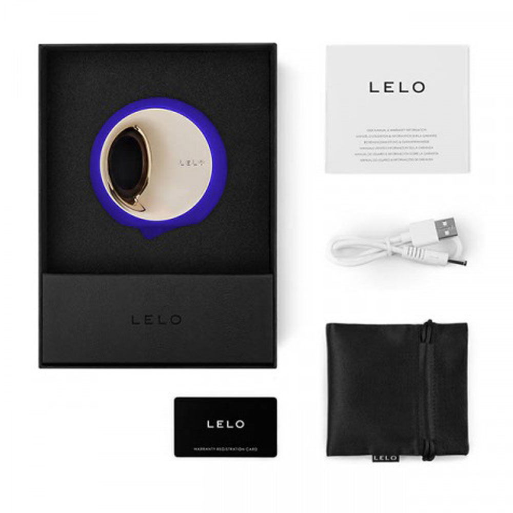 Lelo Ora 3 Deep Midnight Blue Oral Sex Stimulator image 2