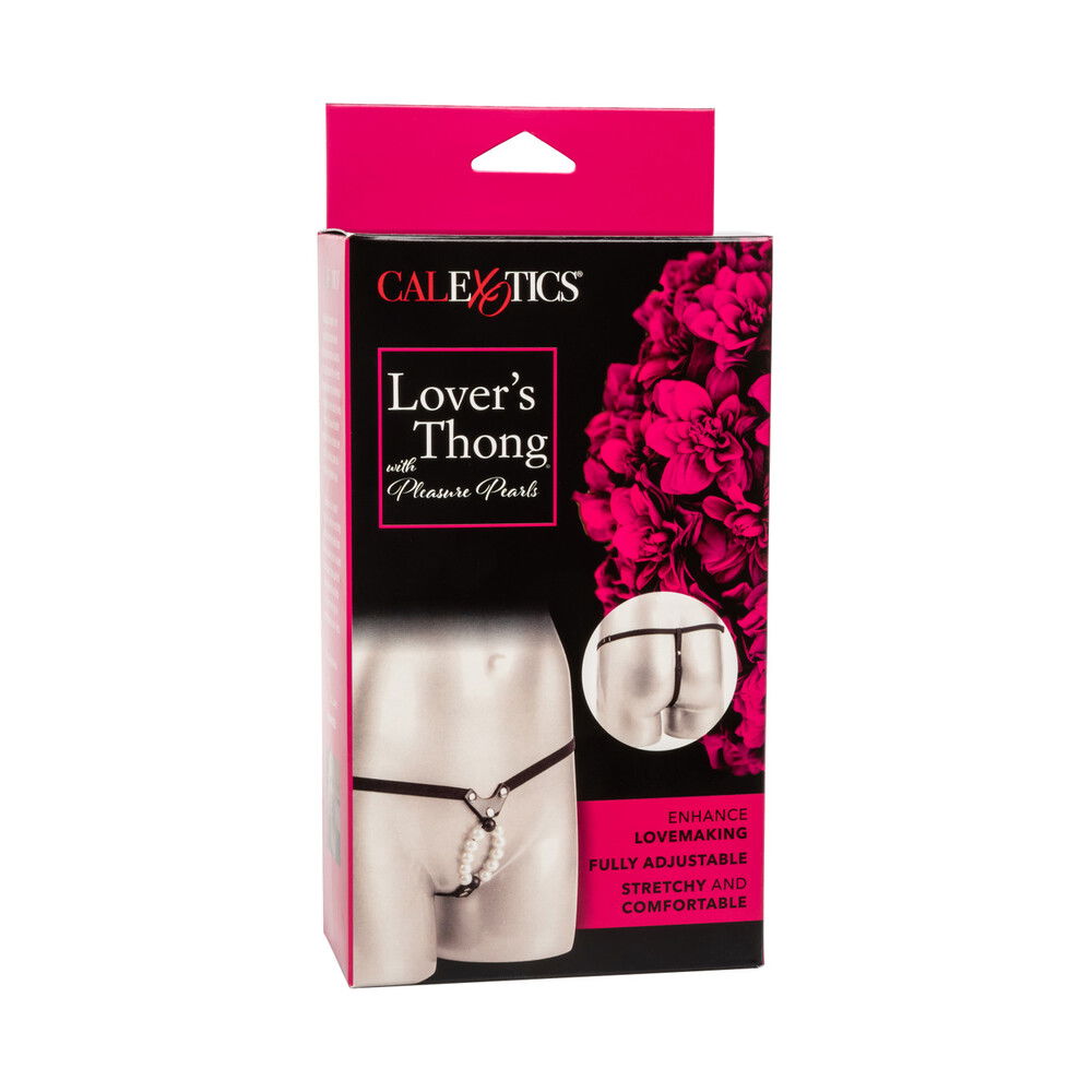 Lovers Thong With Pleasure Pearls image 3