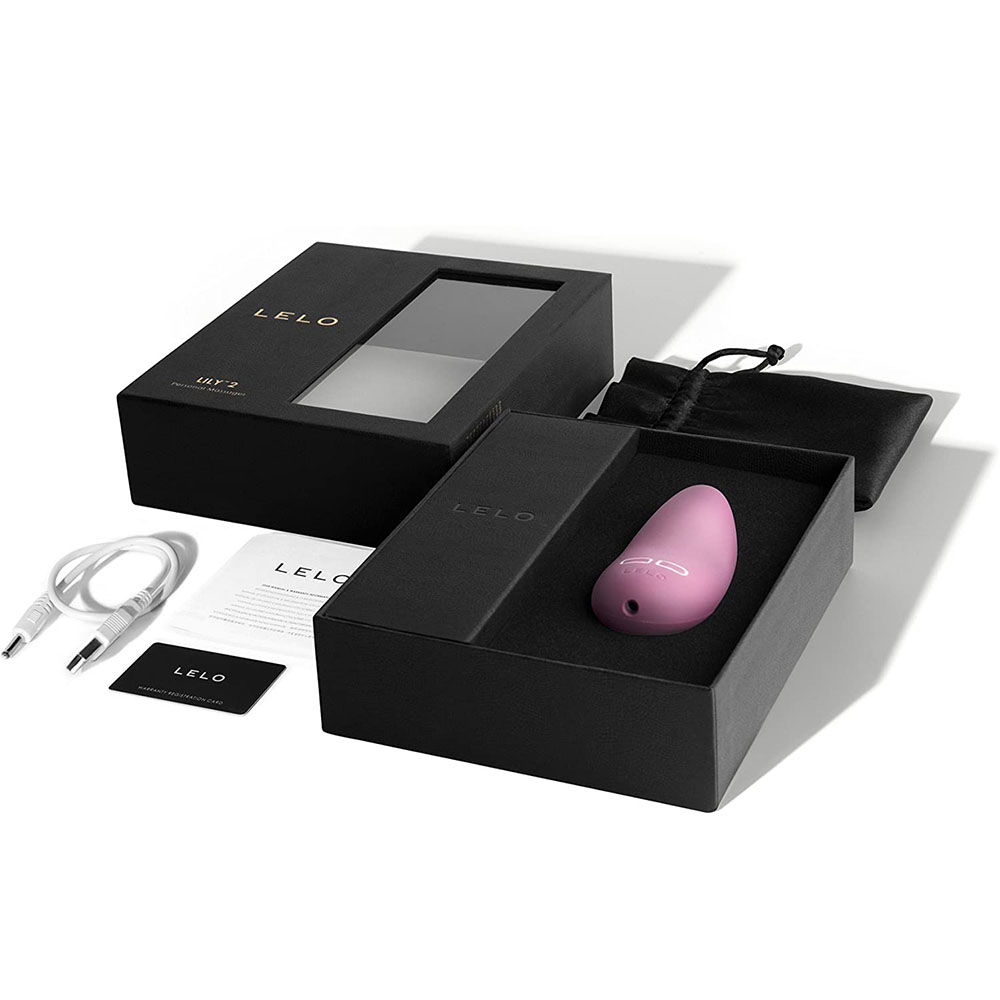Lelo Lily 2 Rechargeable Clitoral Vibrator Pink Rose and Wisteri image 2
