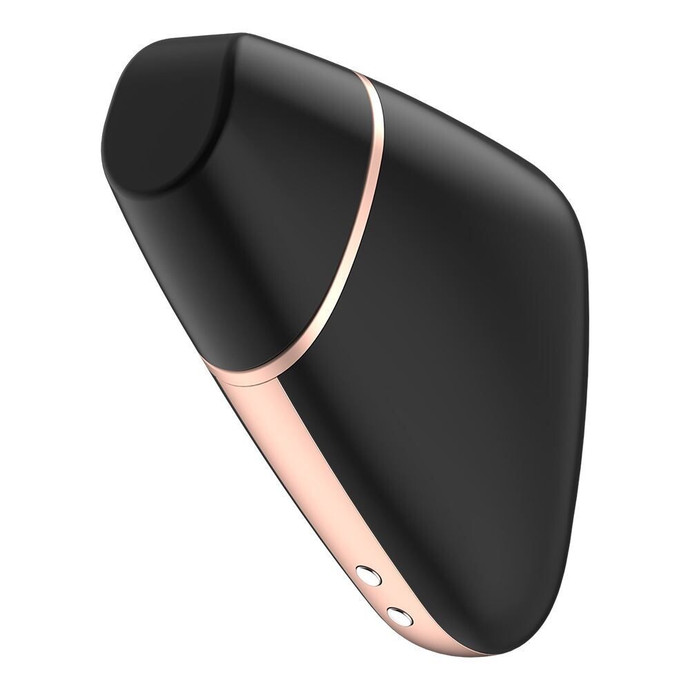Satisfyer App Enabled Love Triangle Clit Massager Black image 1