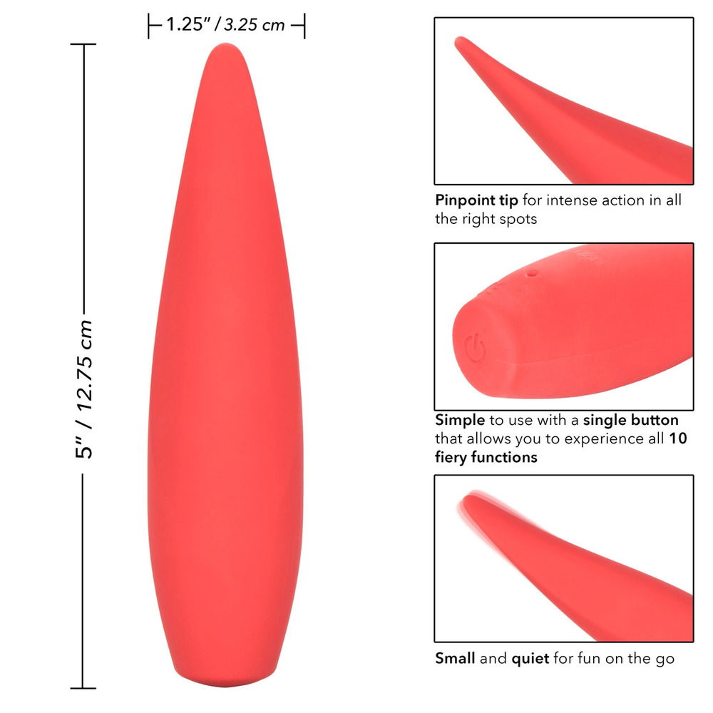Red Hot Ember Rechargeable Vibrator image 2