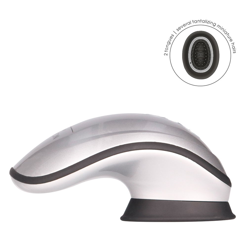 Twitch Silver Hands Free Suction And Vibration Toy image 2