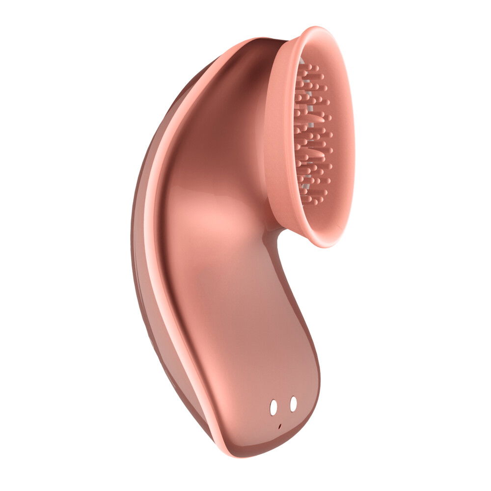 Twitch Rose Gold Hands Free Suction And Vibration Toy image 1
