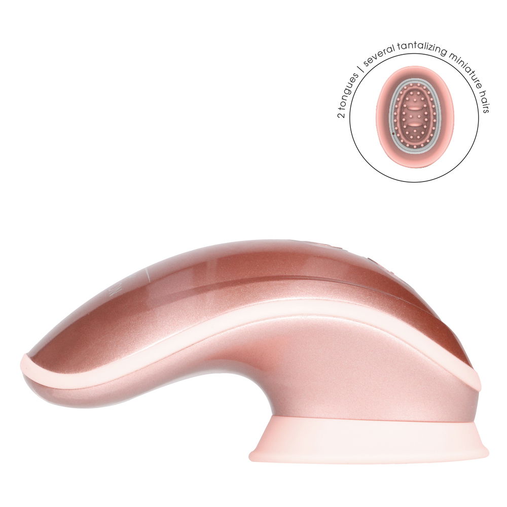 Twitch Rose Gold Hands Free Suction And Vibration Toy image 2