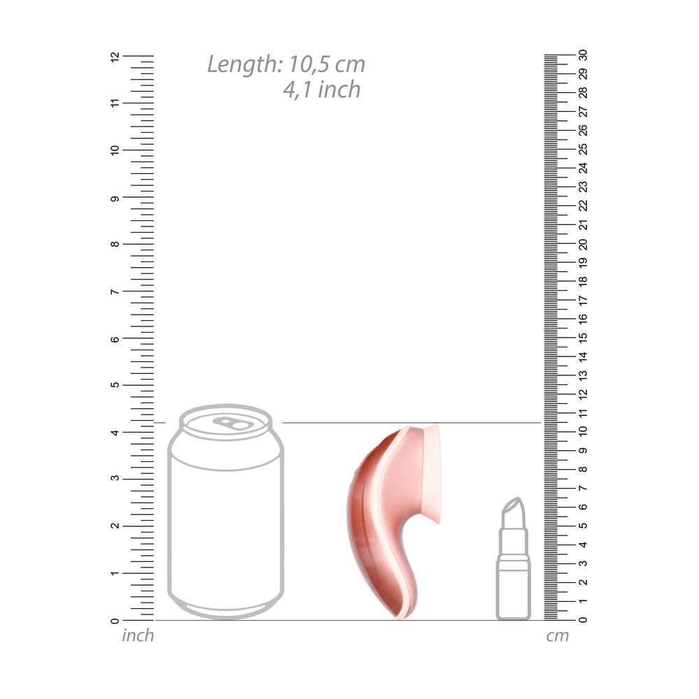 Twitch Rose Gold Hands Free Suction And Vibration Toy image 3