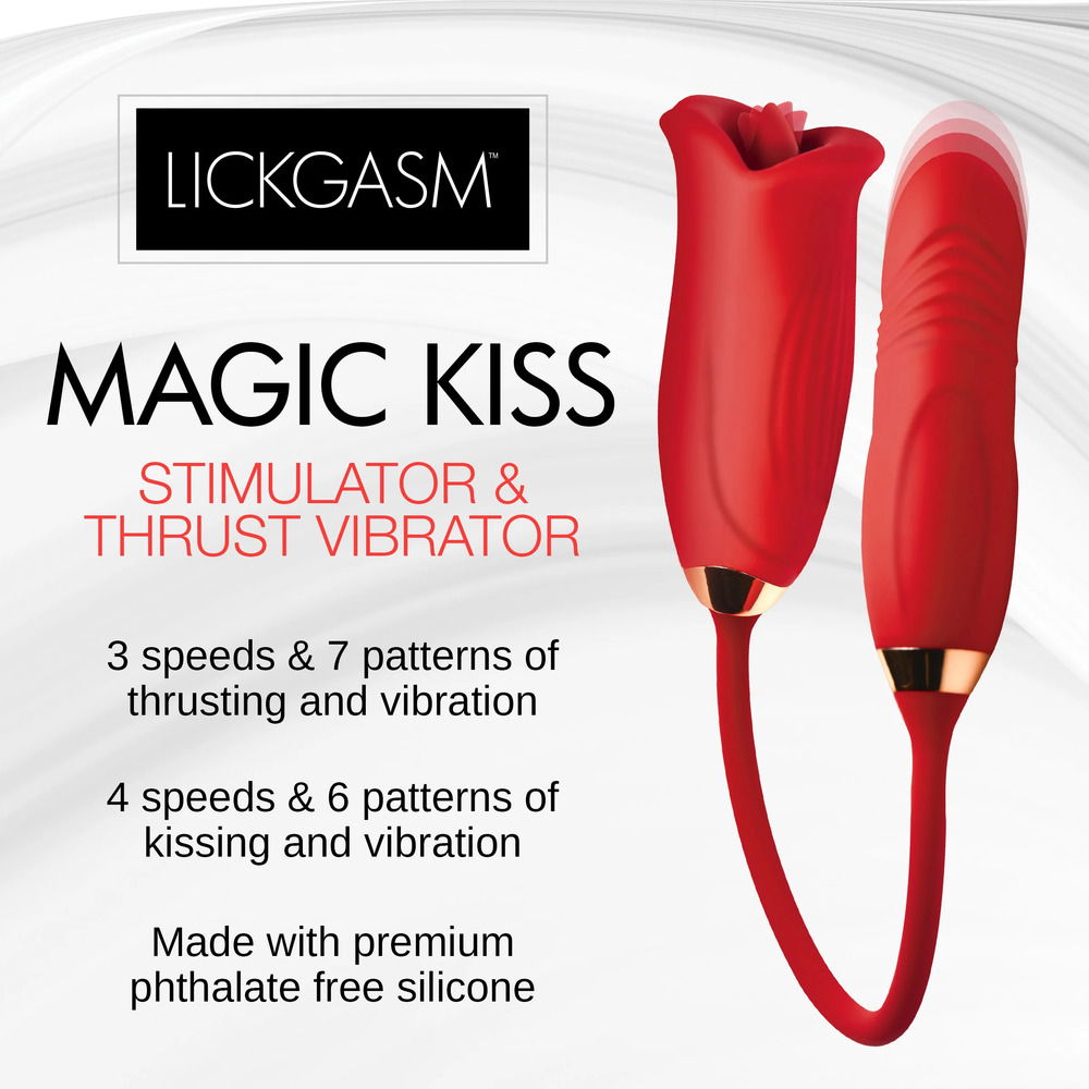 Play Hard Magic Kiss Clitoral Stim and Thursting Vibe image 4