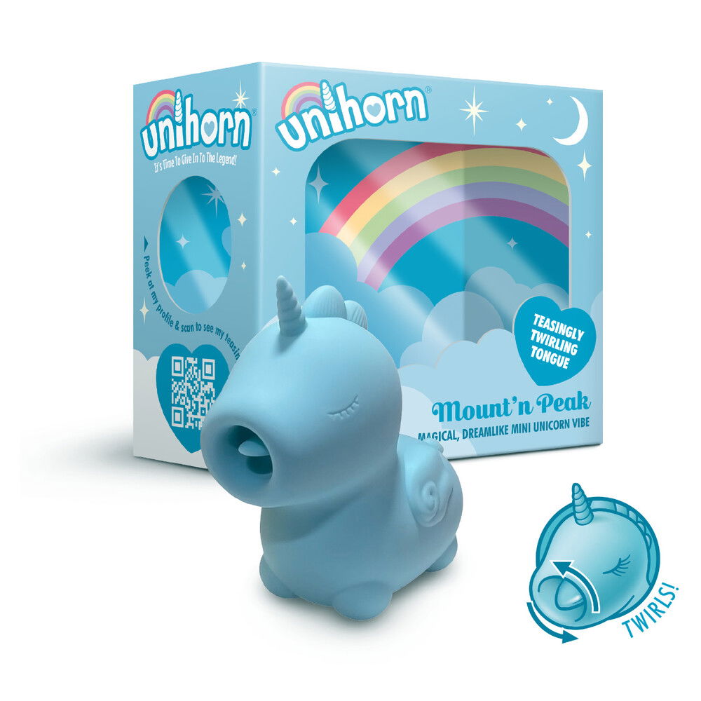 Unihorn Mountn Peak Twirling Tongue Unicorn Vibe image 1