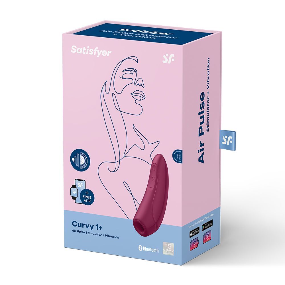 Satisfyer App Enabled Curvy 1 Plus Rose Red image 4