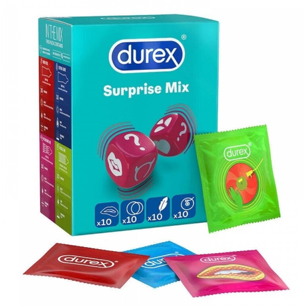 Durex Surprise Me Variety Condoms 40 Pack image 1