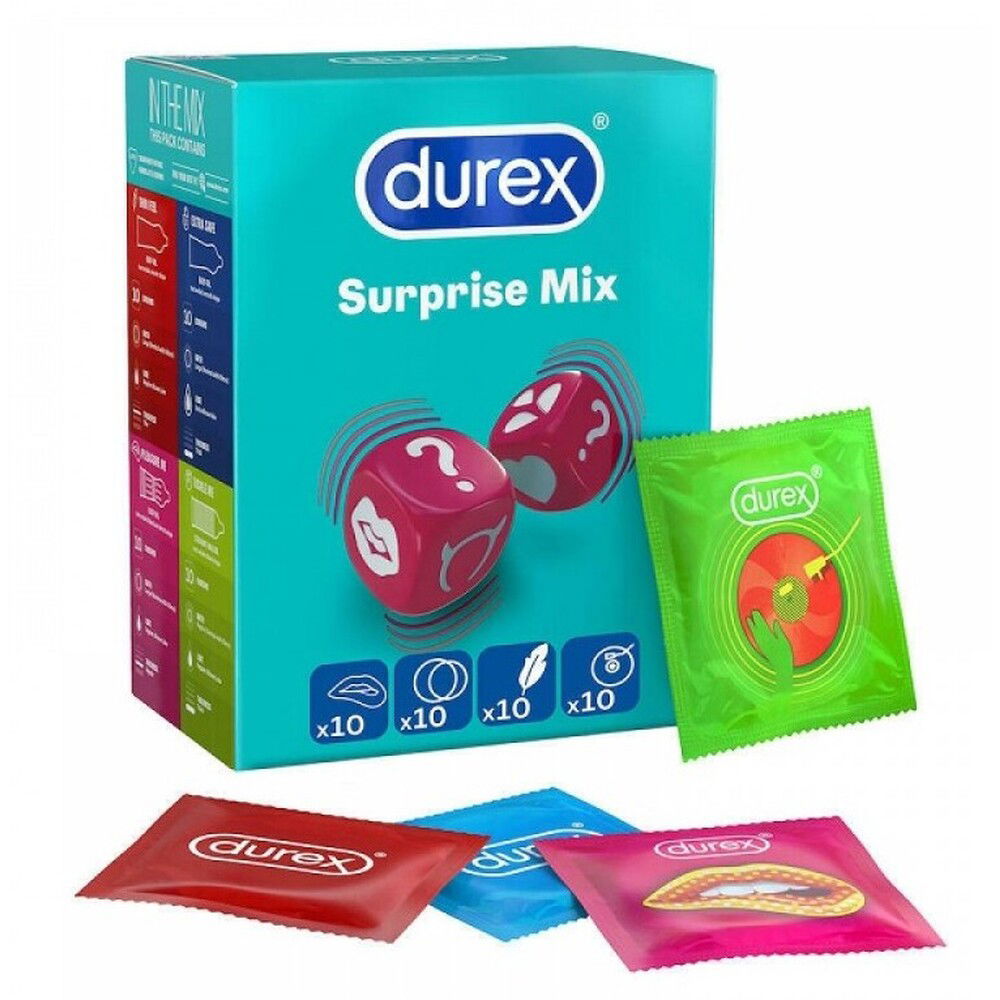 Durex Surprise Me Variety Condoms 40 Pack image 1