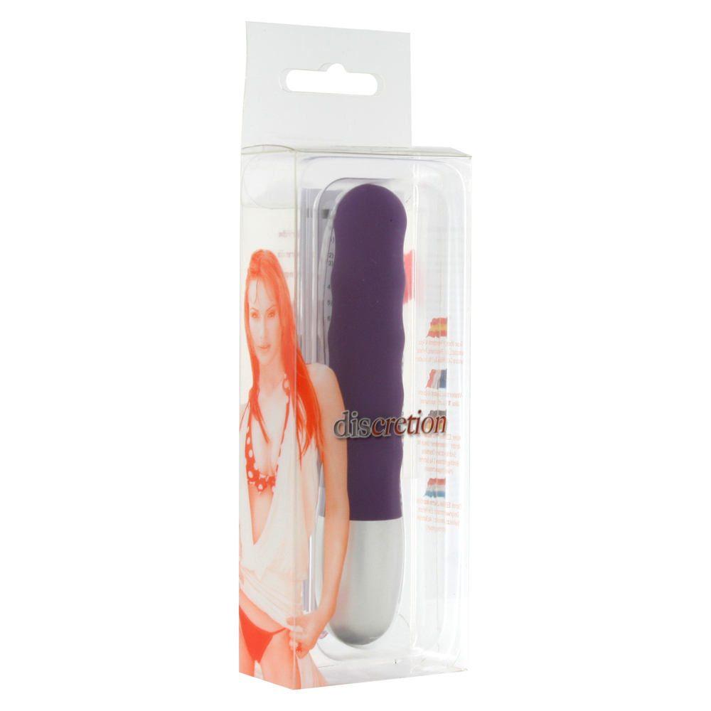 Discretion Ribbed Mini Vibrator image 2