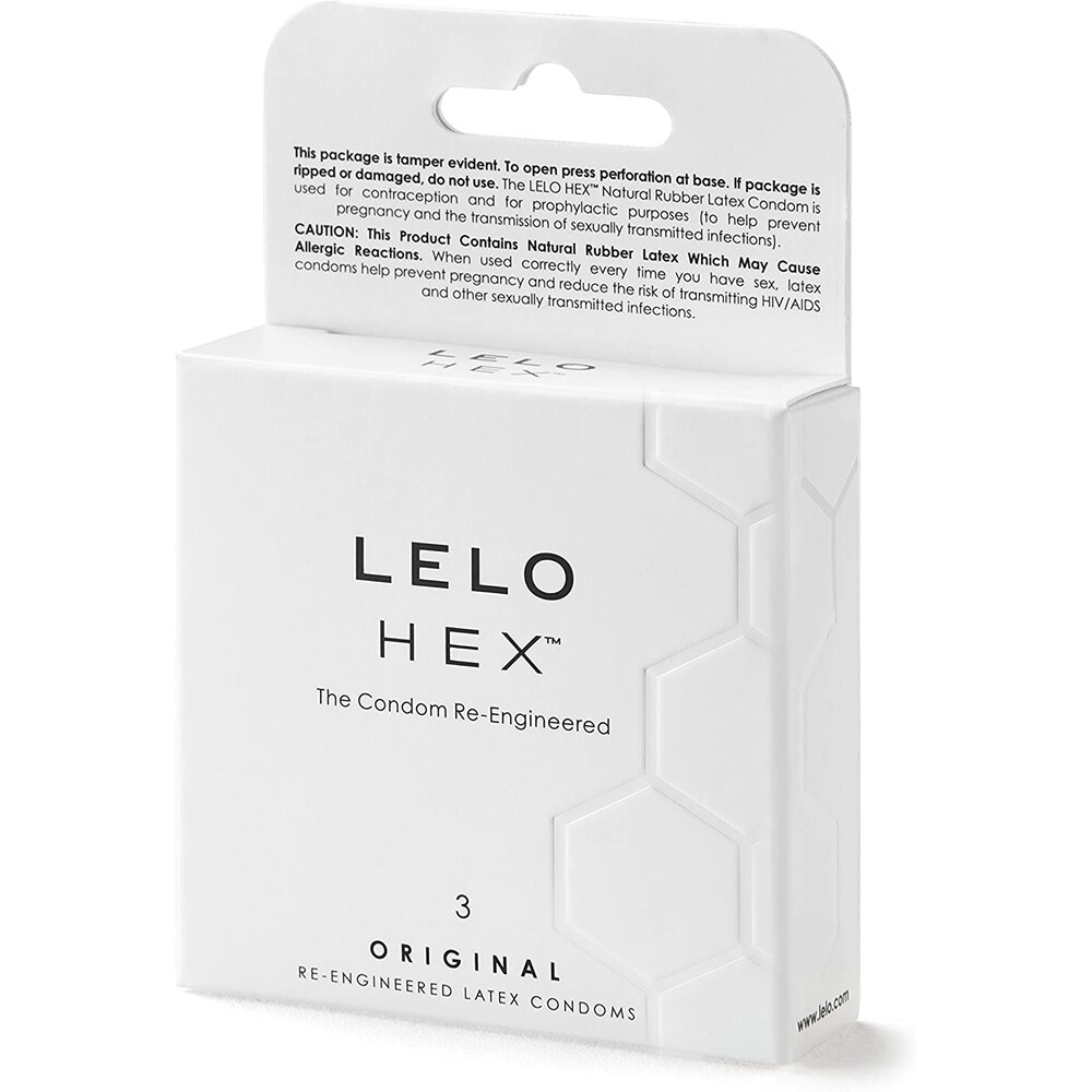 Lelo Hex Original Condoms 3 Pack image 1