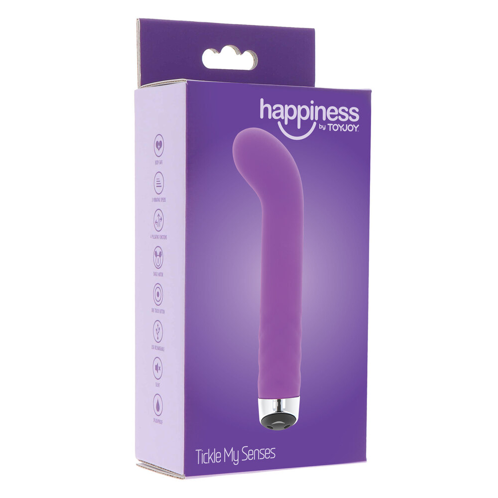 ToyJoy Smile Tickle My Senses Purple Mini G Spot Vibe image 4