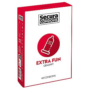 Secura Condoms 48 Pack Extra Fun