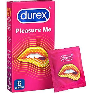 Durex Pleasure Me Ribbed And Dotted Condoms 6 Pack