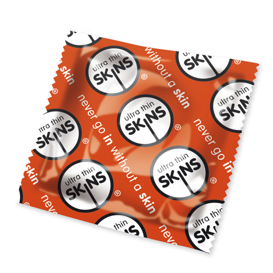 SkinsCondoms Ultra Thin x50 (Red) image 1