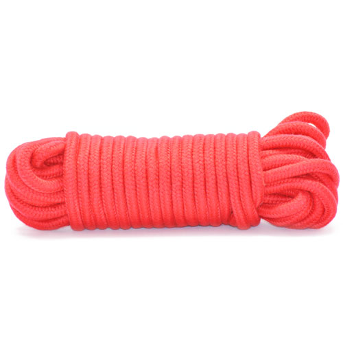 10 Meters Red Bondage Rope image 1