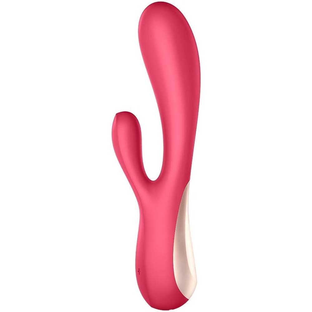 Satisfyer App Enabled Mono Flex Rabbit Vibrator Red image 1