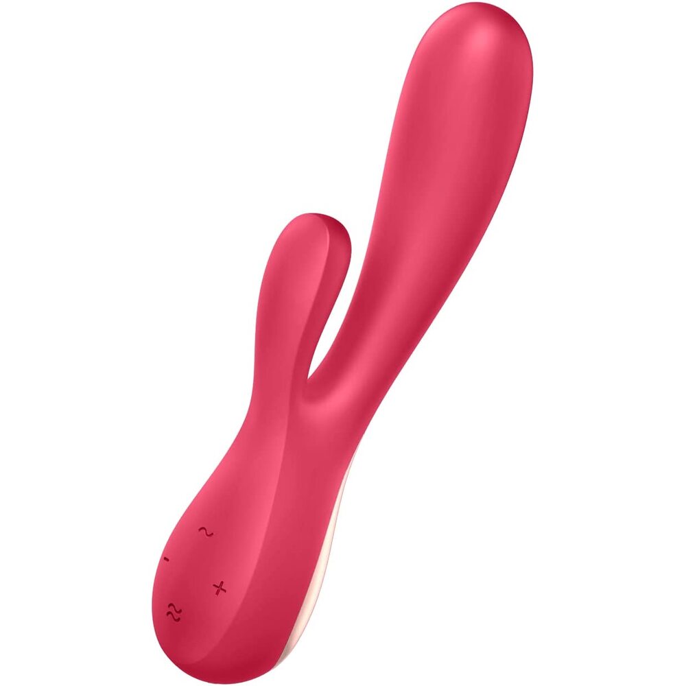 Satisfyer App Enabled Mono Flex Rabbit Vibrator Red image 2