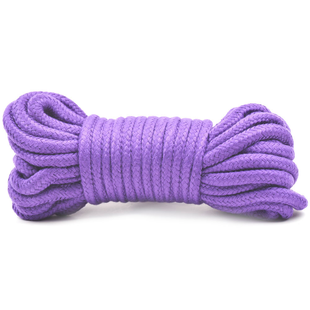 10 Metres Cotton Bondage Rope Purple image 1