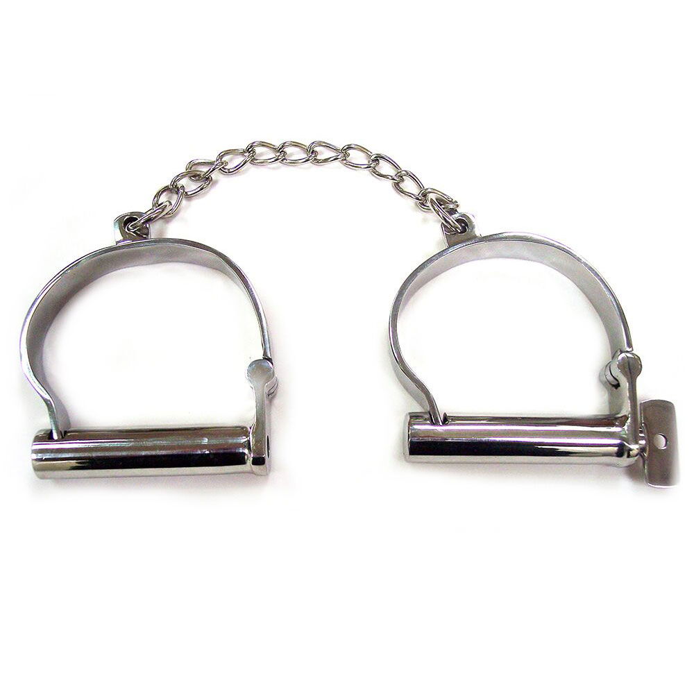 Rouge Stainless Steel Ankle Shackles image 1