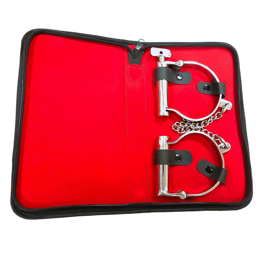 Rouge Stainless Steel Ankle Shackles image 2
